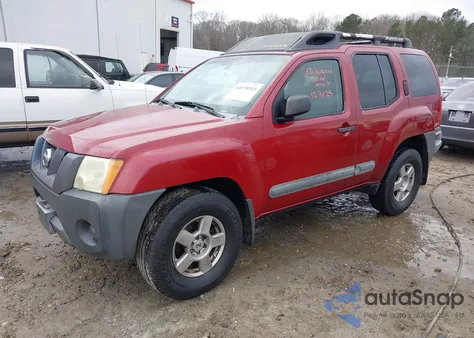 2005 Nissan Xterra S z USA, uszkodzony, nr VIN 5N1AN08W35C649503